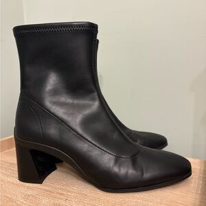 AEROSOLES Sleek Black Heeled Boots
